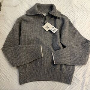 Lambswool Half Zip Sweater